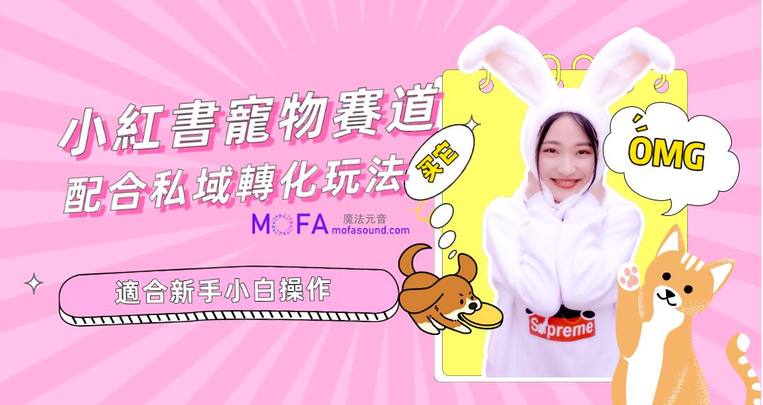 小红书宠物赛道配合私域转化玩法，适合新手小白操作，简单无脑【揭秘】